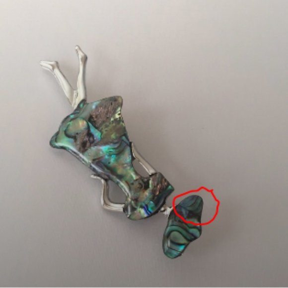 ๐50% OFF/3+...Elegant Lady Abalone Shell Brooch/Pendant - Picture 7 of 13